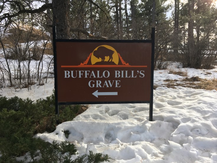 Sign at Buffalo Bill's Grave